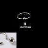 316L Stainless Steel Round Clip Ball Multipurpose Ring Earrings Ear Bone Ring Unisex Simple Style