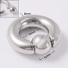 316L Stainless Steel Round Clip Ball Multipurpose Ring Earrings Ear Bone Ring Unisex Simple Style