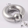 316L Stainless Steel Round Clip Ball Multipurpose Ring Earrings Ear Bone Ring Unisex Simple Style