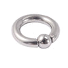 316L Stainless Steel Round Clip Ball Multipurpose Ring Earrings Ear Bone Ring Unisex Simple Style