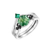 Lab-Grown Gemstone Sterling Silver Elegant Simple Style Geometric Zircon Rings