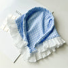 Lace Triangle Floral Fabric Hair Hoop For Girls In Seiko Style