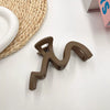 Ladies Acrylic Geometric Wave Hairpin With Baking Varnish Simple Cold Style