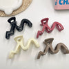 Ladies Acrylic Geometric Wave Hairpin With Baking Varnish Simple Cold Style