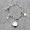 Ladies Alloy Bracelet Watch Round Dial Leisure Style