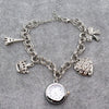 Ladies Alloy Bracelet Watch Round Dial Leisure Style
