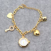 Ladies Alloy Bracelet Watch Round Dial Leisure Style