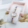 Ladies Alloy Bracelet Watch With Round Dial Casual Style