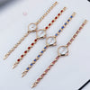 Ladies Alloy Bracelet Watch With Round Dial Casual Style
