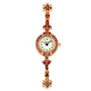 Ladies Alloy Bracelet Watch With Round Dial Medieval Style