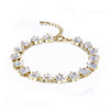 Ladies Alloy Bracelet With Glass Treatment And Fashion Style