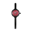 Ladies Alloy Casual Round Dial Wrist Watch With Stainless Steel Buckle And Mineral Reinforced Glass Mirror