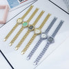 Ladies Alloy Casual Round Quartz Watch With Bracelet Style