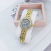 Ladies Alloy Casual Round Quartz Watch With Bracelet Style