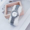 Ladies Alloy Casual Round Quartz Watch With Bracelet Style