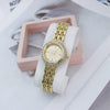 Ladies Alloy Casual Round Quartz Watch With Bracelet Style