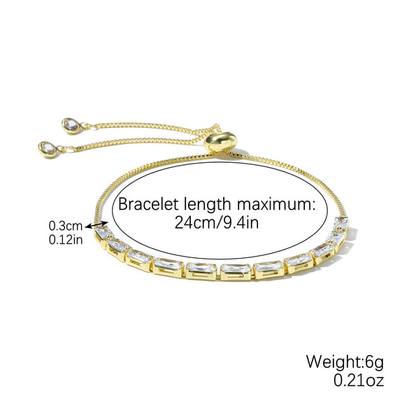 Ladies Alloy Demon Eye Pull Bracelet With Geometric Pattern And Electroplating Treatment