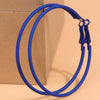 Ladies Alloy Earrings With Paint Treatment And Sweet Ol Style Circle Shape