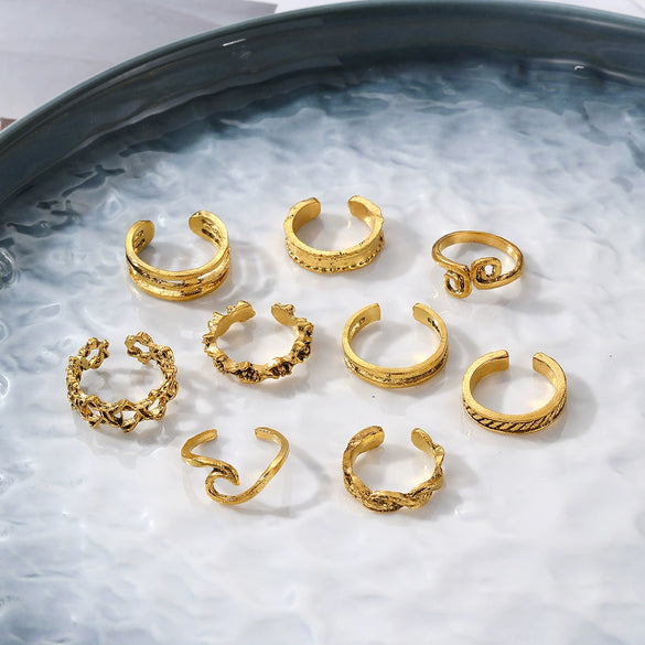 Ladies Alloy Geometric Exotic Foot Ring