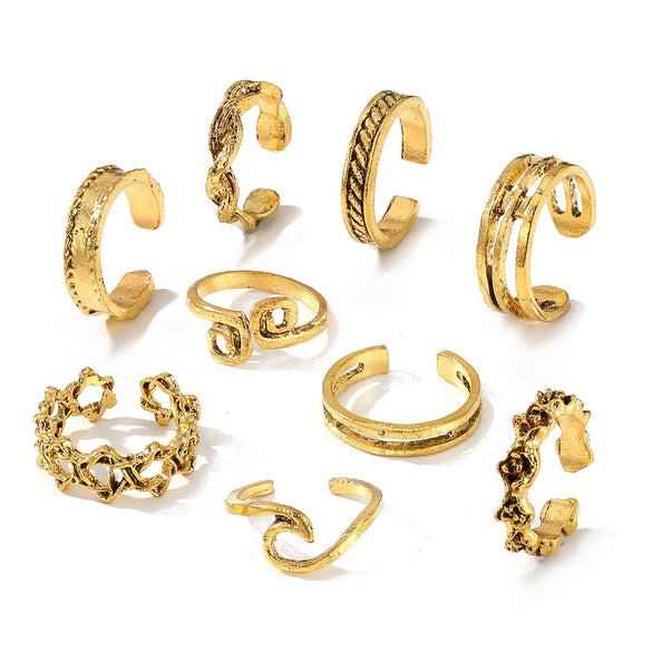 Ladies Alloy Geometric Exotic Foot Ring