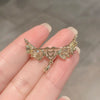 Ladies Alloy Heart Shape Electroplated Angel Wings Brooch Luxury Suit Accessories