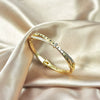 Ladies Alloy Heart Shape Inlaid Crystal Jewelry Bracelet