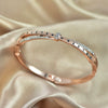 Ladies Alloy Heart Shape Inlaid Crystal Jewelry Bracelet