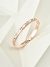 Ladies Alloy Heart Shape Inlaid Crystal Jewelry Bracelet
