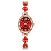 Ladies Alloy Oval Quartz Watch With Fashionable Style