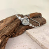 Ladies Alloy Quartz Watch With Round Dial And Stainless Steel Clasp Leisure Style