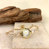 Ladies Alloy Quartz Watch With Round Dial And Stainless Steel Clasp Leisure Style