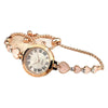 Ladies Alloy Quartz Watch With Round Dial And Stainless Steel Clasp Leisure Style