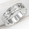 Ladies Alloy Ring With Leaf Relief And Electroplating Design