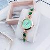 Ladies Alloy Round Dial Fashion Cat's Claw Diamond Bracelet Watch