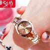 Ladies Alloy Round Dial Luminous Waterproof Leisure Watch