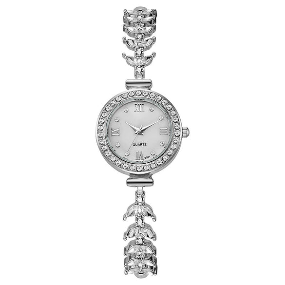 Ladies Alloy Round Quartz Mermaid Fashionable Pull Rope Watch
