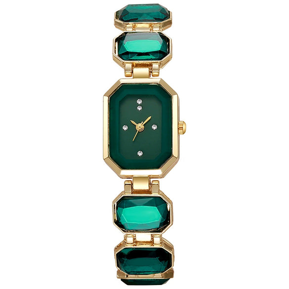 Ladies Alloy Square Dial Bracelet Watch Fashion Temperament