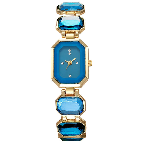 Ladies Alloy Square Dial Bracelet Watch Fashion Temperament