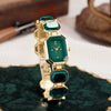 Ladies Alloy Square Dial Bracelet Watch Fashion Temperament