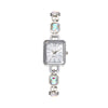 Ladies Alloy Square Dial Quartz Watch Fashion Color Diamond Antique Style