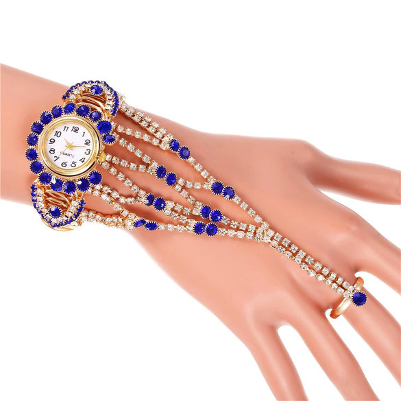 Ladies Alloy Watch With Round Dial And Fashion Style