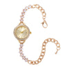 Ladies Alloy Watch With Round Dial And Lobster Clasp Fashionable Style