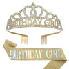 Ladies Birthday Crown Shoulder Strap Set Alloy Semimanual And Half Mechanical