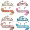 Ladies Birthday Crown Shoulder Strap Set Alloy Semimanual And Half Mechanical