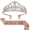 Ladies Birthday Crown Shoulder Strap Set Alloy Semimanual And Half Mechanical