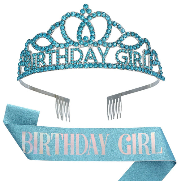 Ladies Birthday Crown Shoulder Strap Set Alloy Semimanual And Half Mechanical