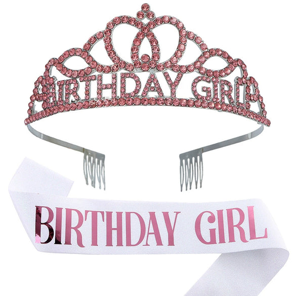 Ladies Birthday Crown Shoulder Strap Set Alloy Semimanual And Half Mechanical