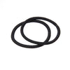 Ladies Black Hair Ring Simple Style Rubber Band High Temperature Machine Glued