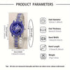 Ladies Casual Alloy Bracelet Watch Set With Round Dial