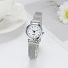 Ladies Casual Quartz Watch With Alloy Case Round Small Dial And Belt Strap